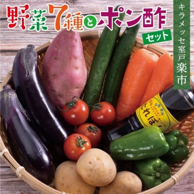 野菜7種とポン酢セット | ふるさと納税のお礼品