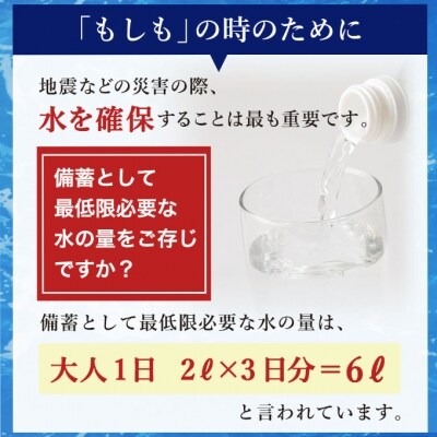 災害・非常時保存用「10年保存水」(10年保存可能)1.8リットル×12本セット