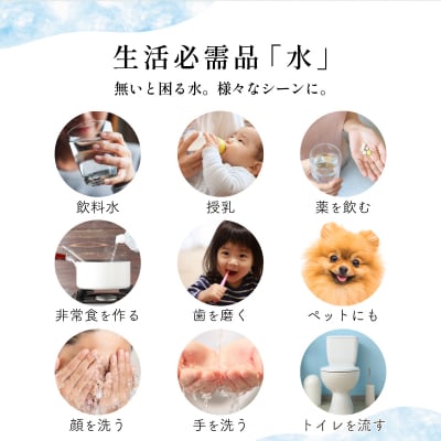 災害・非常時保存用「10年保存水」(10年保存可能)1.8リットル×12本セット