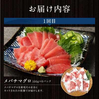 <3ヶ月連続>カツオとマグロ堪能定期便B 