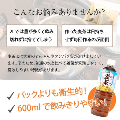 おいしい麦茶600ml×24本【年6回定期便】