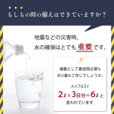 災害・非常時保存用「10年保存水」(10年保存可能)　1.8L×6本&400ml×24本