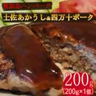 ハンバーガー屋の本気メガハンバーグ200g(200g×1個) < 国産 高知県産 牛肉 豚肉