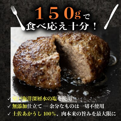 土佐あかうし100%ハンバーグステーキ(自家製ソース2種)150g×8個