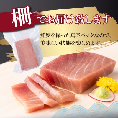 【天然まぐろ】 中トロ・赤身　柵 600gセット(100g×6pc)