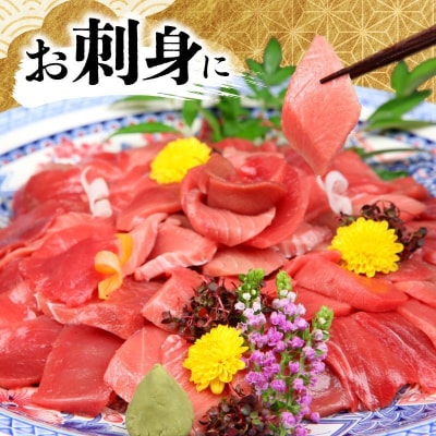 【遠洋漁船高豊丸漁獲】天然本マグロ(赤身・中とろ)切落し800g 訳あり 魚介類加工品