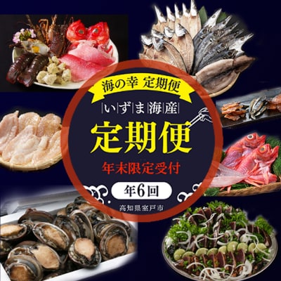 【年末限定】室戸の海の幸うまいもん定期便(年6回・奇数月お届け) 定期便 海鮮 魚介類 海の幸 