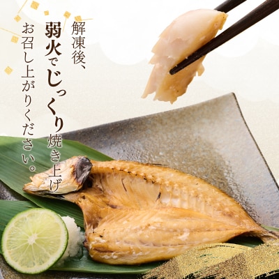 【偶数月にお届け!6回定期便】ナカイチ海産!アジの干物5～8枚 高知県 室戸市
