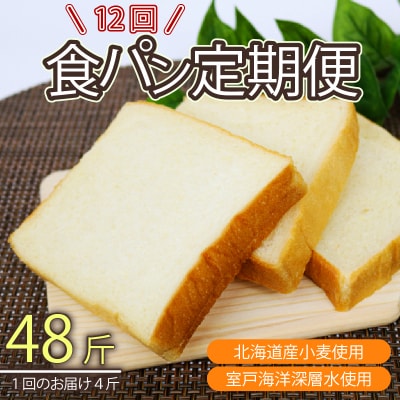 【室戸海洋深層水仕込み】深層水食パン年12回定期便