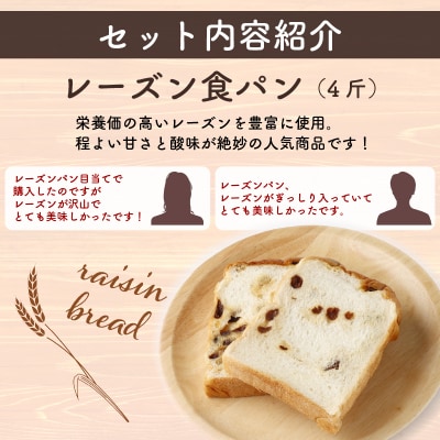 【室戸海洋深層水仕込み】レーズン食パン年6回定期便