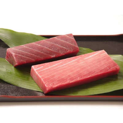 天然本マグロ　中トロ・赤身　各1柵　(計400g)