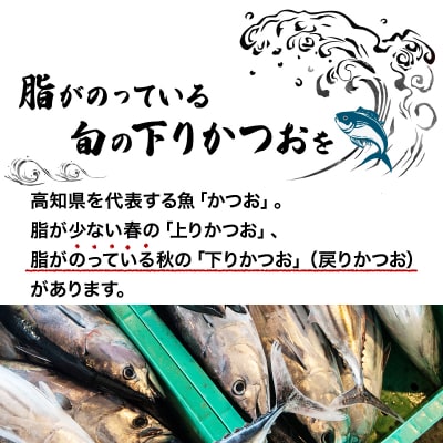 かつおのたたき 1節セット 計350g～400g (塩・タレ付き)