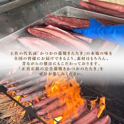 【年6回奇数月定期便】かつおのたたき2節(1節400g～460g)　室戸海洋深層水の塩付き