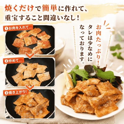 豚バラ味噌だれ 味付けセット 大容量 約1kg