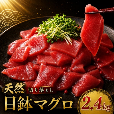 天然 メバチマグロ 切り落とし 2.4kg 100g×2.4パック