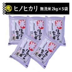 ヒノヒカリ無洗米2kg×5袋　令和4年産
