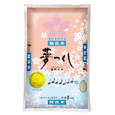 【令和4年産】福岡県産金のめし丸夢つくし無洗米　5kg(5kg×1袋)