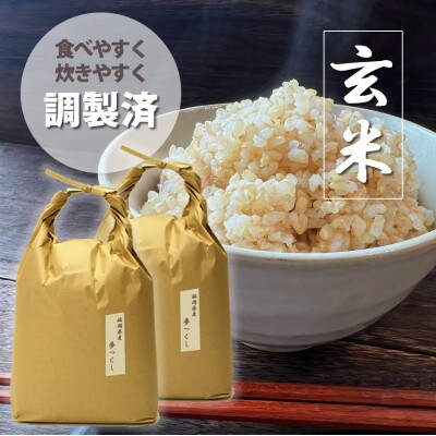 福岡県産「夢つくし」5kg×2袋 [10kg] [玄米](筑前町) | 福岡県