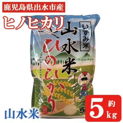 【令和5年産】 鹿児島県出水市産ヒノヒカリ【山水米5kg】