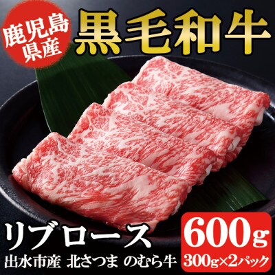 鹿児島県出水市産北さつまのむら牛リブロース　600g