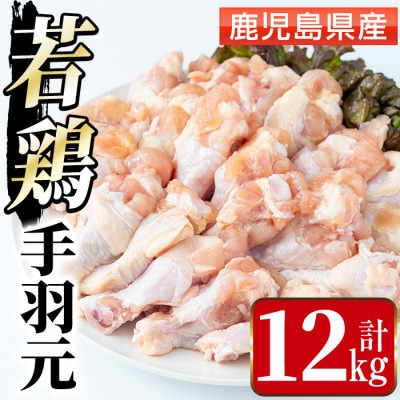 まつぼっくり　鹿児島県産若鶏手羽元12kg_I1092-C(出水市)