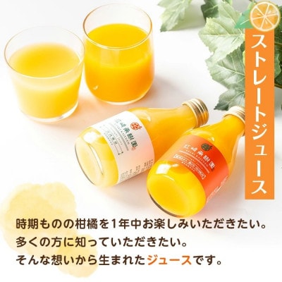 3種果実ミックスジュース(温州みかん・農6号・河内晩柑)8本セット_I608