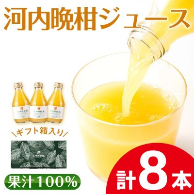 河内晩柑ジュース8本セット_I834
