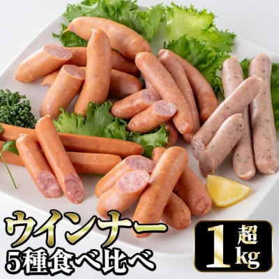 ウインナー好きのための食べ比べセット5種 【ナンチク】i322(出水市)
