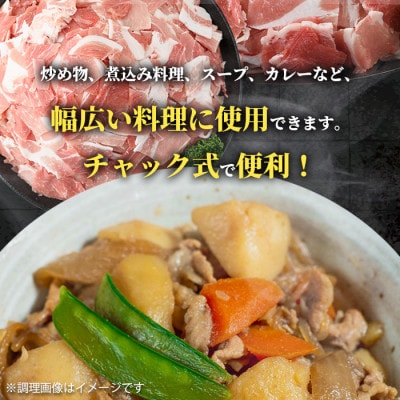 鹿児島県産 黒豚 切り落とし 計3kg(600g×5P)【スターゼン】(出水市) i999