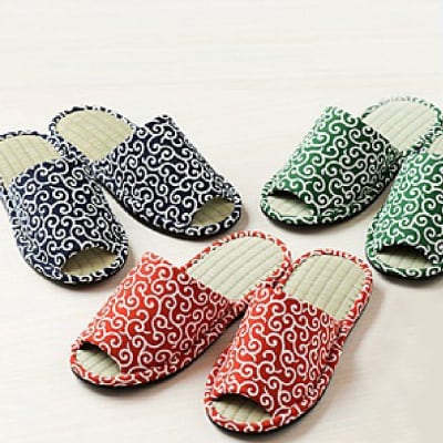 唐草スリッパ畳張り(2足セット)