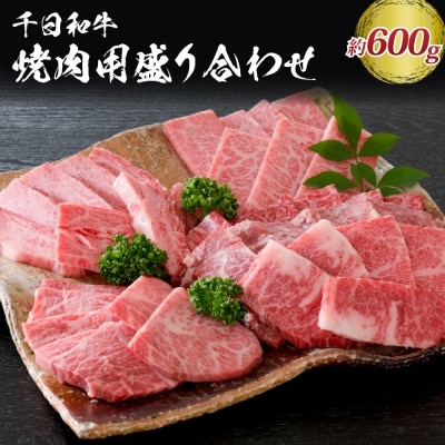 千日和牛焼肉用盛り合わせ 約600g(山形牛) ka012-030a003
