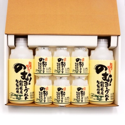 のむヨーグルト 2 (750ml×2本、150ml×6本)【奥羽乳業協同組合】