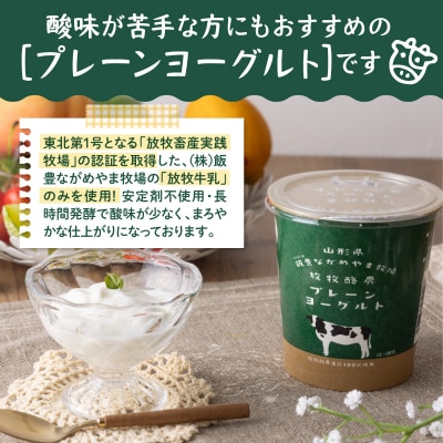 生乳にこだわった「のむヨーグルト」と「プレーンヨーグルト」セット【奥羽乳業協同組合】