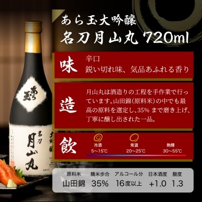 大吟醸名刀『月山丸』 720ml