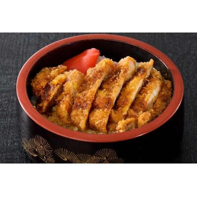 河北町の老舗えばとソースかつ丼セット(山形県産豚ロース(パン粉付き)・ソース)J-008