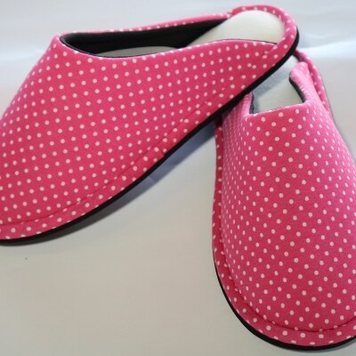 【ピンク・Lサイズ】ソフトスリッパ　1足【軽くてやわらか】