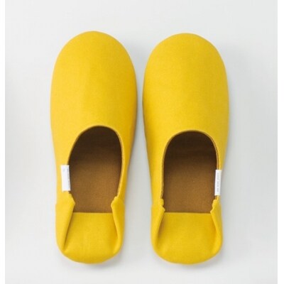 【Sサイズ・イエロー】帆布バブーシュ 1足 【阿部産業株式会社】