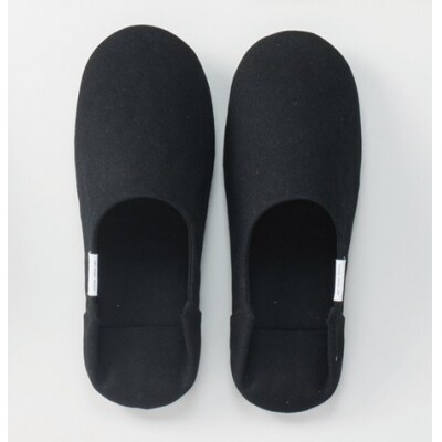 【Sサイズ・ブラック】帆布バブーシュ 1足 【阿部産業株式会社】