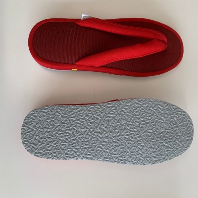 【Lサイズ・ブラック】帆布草履1足 【阿部産業株式会社】