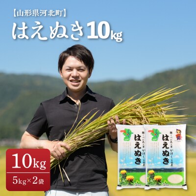 2023年6月中旬発送 はえぬき 10kg【令和4年産米】一等米 河北町産 【JAさがえ西村山】