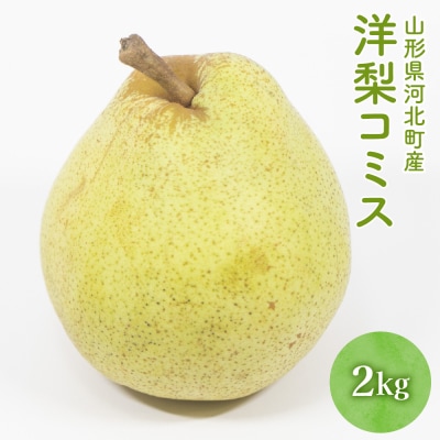 ※数量限定※【令和7年産】洋梨「コミス」2kg【かほくらし社】