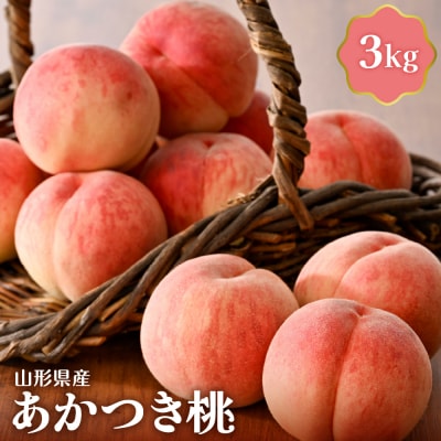 【令和8年産】あかつき桃 3kg 山形県産【JAさがえ西村山】 