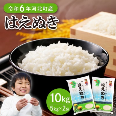 【令和6年産米】2025年5月中旬発送 はえぬき10kg 山形県産 【JAさがえ西村山】