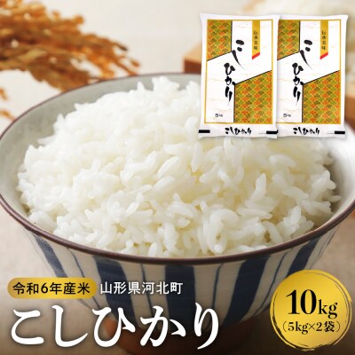 【令和6年産米】2025年4月中旬発送 こしひかり10kg  山形県産 【米COMEかほく】