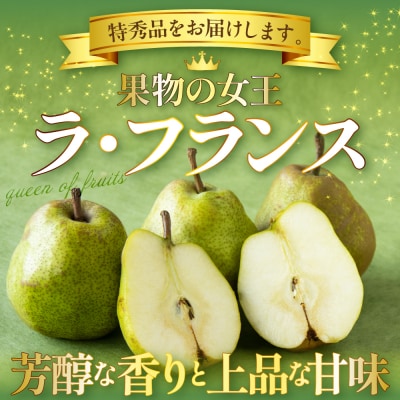 【令和8年産】食べ頃がわかる! 洋梨「ラ・フランス」 特秀 約5kg 山形県河北町産