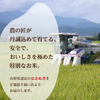 【令和7年産米】2026年5月前半発送 はえぬき15kg(5kg×3袋)山形県産【丹野商店】