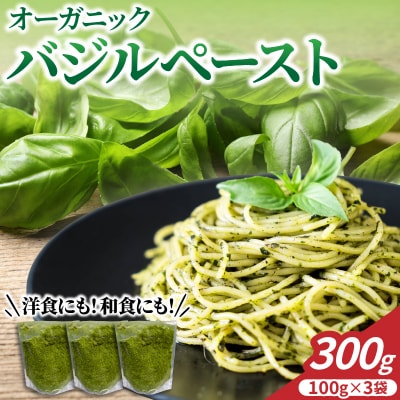山形 オーガニックバジルペースト (100g×3袋) 河北町 【食彩遊膳 まる梅】