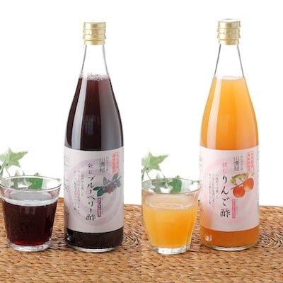 川場のお酢セット (飲む酢・原酢4本セット)
