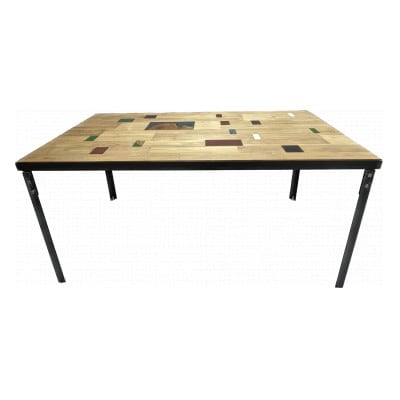 パッチワークテーブル　1台