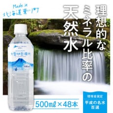 水と暮らすまちから大雪の天然水「大雪旭岳源水」500ml×48本 [0057-004]